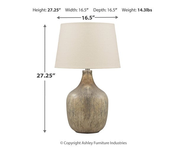 Mari Table Lamp Lamp Ashley Furniture