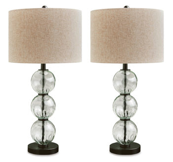 Airbal Table Lamp (Set of 2) Lamp Set Ashley Furniture