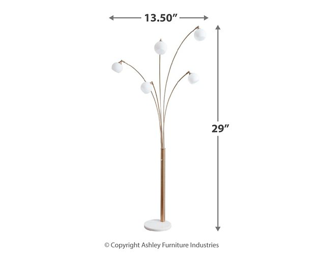 Taliya Arc Lamp Lamp Ashley Furniture
