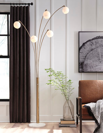 Taliya Arc Lamp Lamp Ashley Furniture