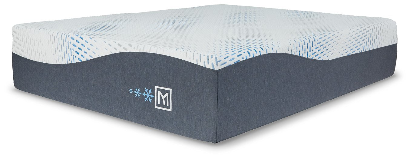 Millennium Luxury Gel Latex and Memory Foam Mattress and Base Set Mattress Set Ashley Furniture
