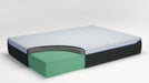 12 Inch Chime Elite Foundation with Mattress Foundation Ashley Furniture