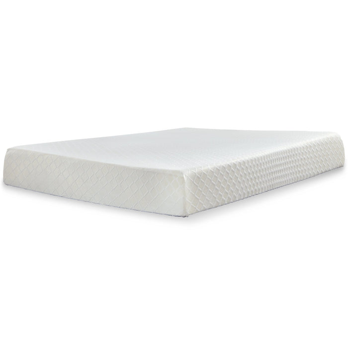 10 Inch Chime Memory Foam Mattress Set - Dayton Discount Furniture