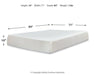 10 Inch Chime Memory Foam Mattress Set Mattress Set Ashley Furniture