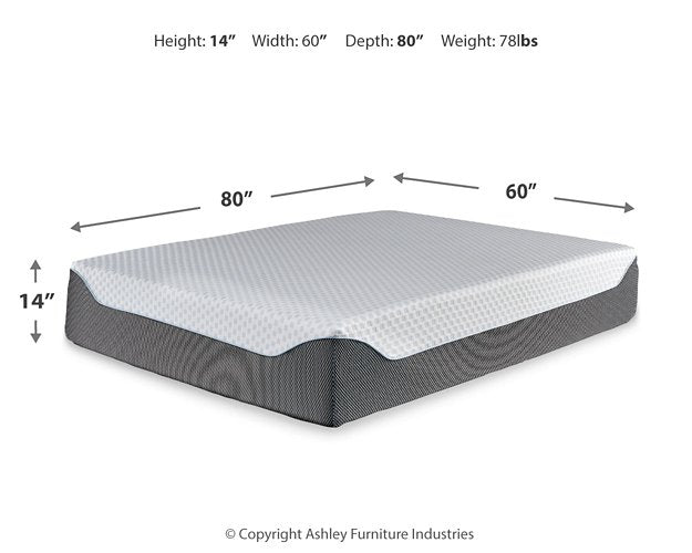 14 Inch Chime Elite Mattress Set Mattress Set Ashley Furniture