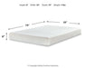 Chime 8 Inch Memory Foam Mattress Set Mattress Set Ashley Furniture