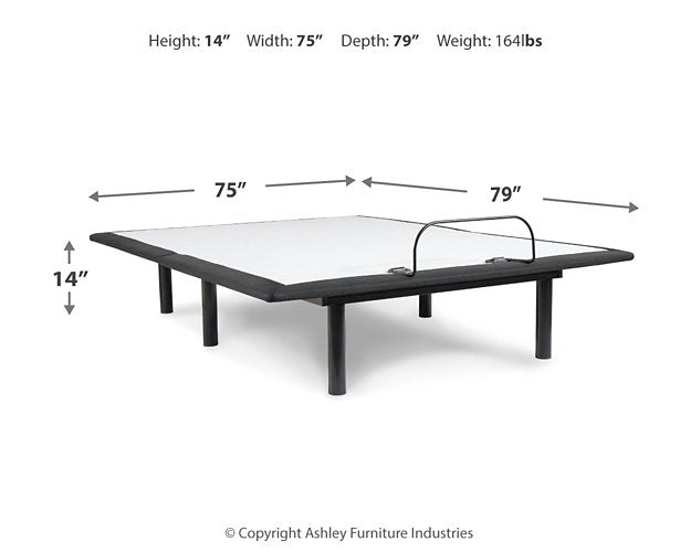 Millennium Luxury Plush Gel Latex Hybrid Mattress and Base Set Mattress Set Ashley Furniture