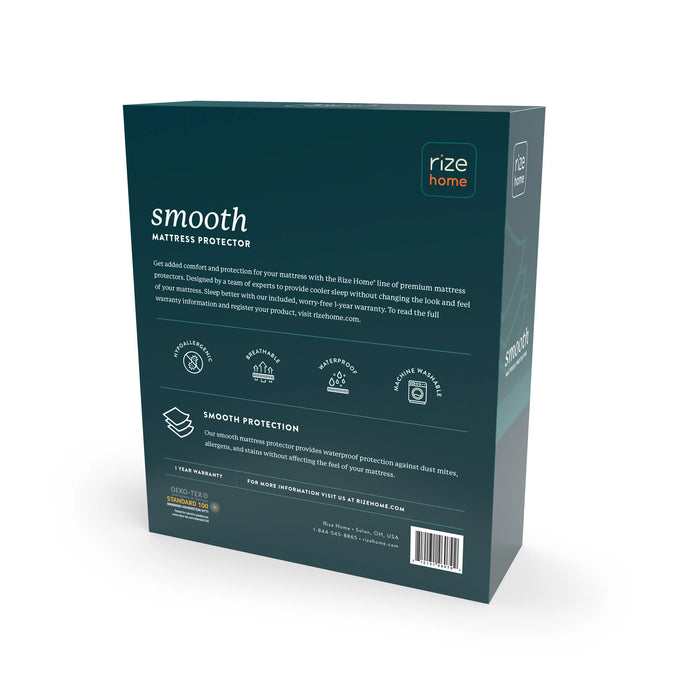 Rize Smooth Mattress Protector - Dayton Discount Furniture