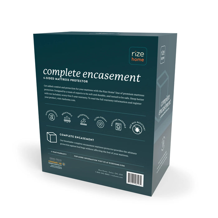 Rize Complete Encasement 6-Sided Mattress Protector - Dayton Discount Furniture