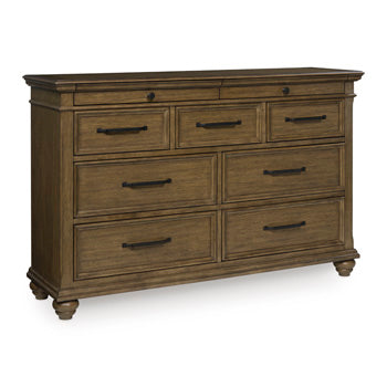 Karallin Dresser and Mirror - Dayton Discount Furniture