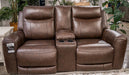 Gravier Power Reclining Loveseat with Console - Dayton Discount Furniture