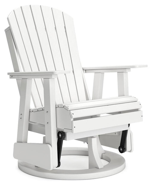 Hyland wave Outdoor Swivel Glider Chair - Dayton Discount Furniture