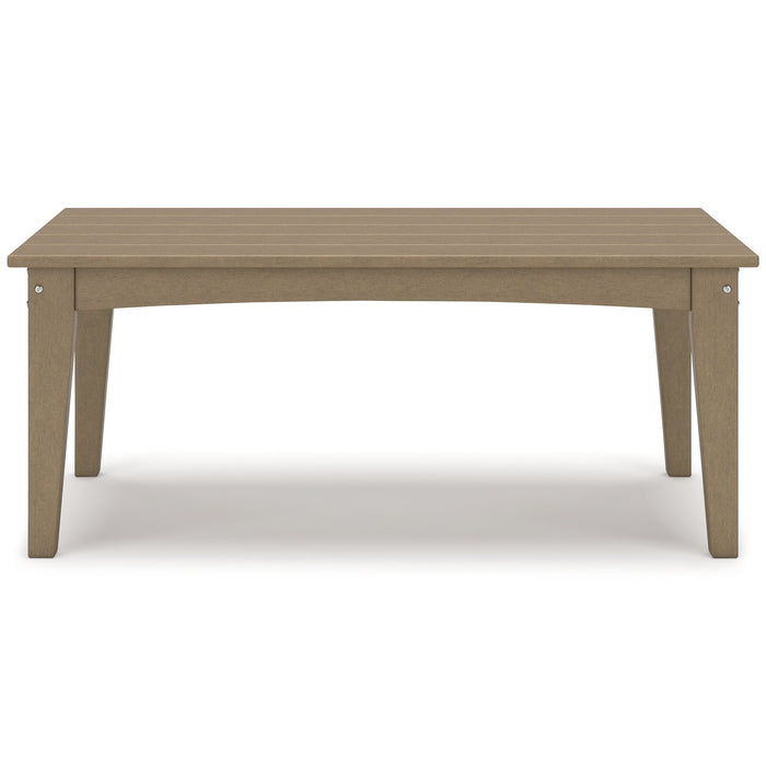 Hyland wave Outdoor Coffee Table Outdoor Cocktail Table Ashley Furniture
