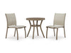 Mission Beach Outdoor Table and 2 Chairs Outdoor Chat Set Ashley Furniture