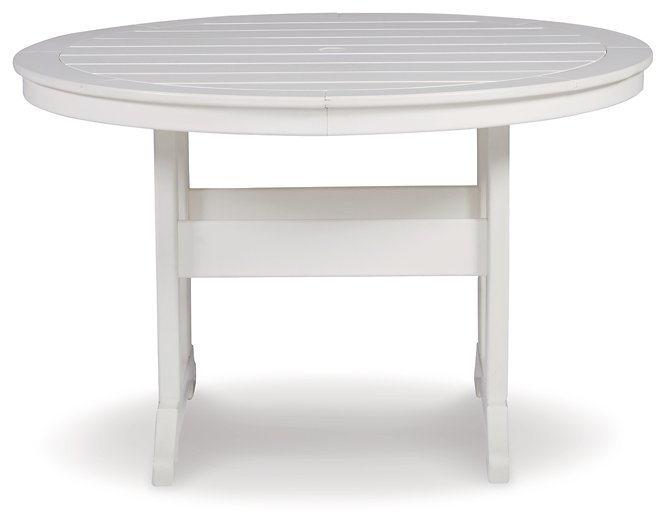 Crescent Luxe Outdoor Dining Table Outdoor Dining Table Ashley Furniture