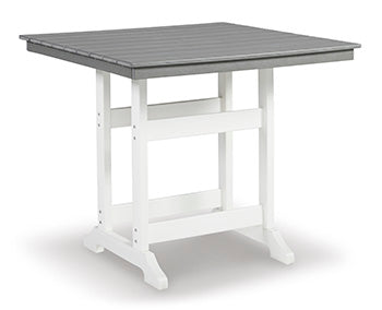 Transville Outdoor Counter Height Dining Table Outdoor Counter Table Ashley Furniture