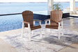 Genesis Bay Outdoor Dining Arm Chair (Set of 2) Outdoor Dining Chair Ashley Furniture