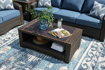 Windglow Outdoor Coffee Table Outdoor Cocktail Table Ashley Furniture