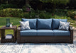 Windglow Outdoor Sofa with Cushion Outdoor Seating Ashley Furniture