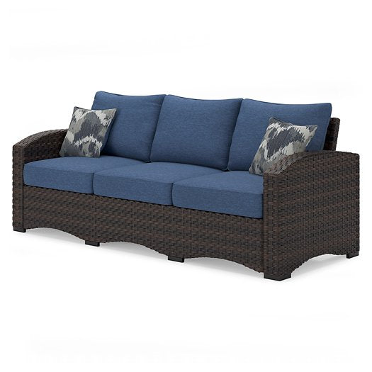 Windglow Outdoor Sofa with Cushion Outdoor Seating Ashley Furniture