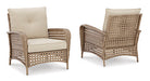 Braylee Lounge Chair with Cushion (Set of 2) Outdoor Seating Ashley Furniture