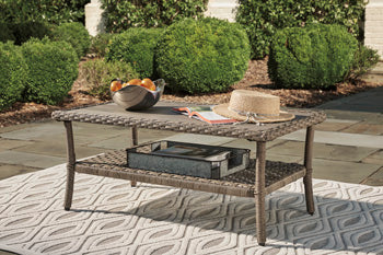 Clear Ridge Coffee Table Outdoor Cocktail Table Ashley Furniture