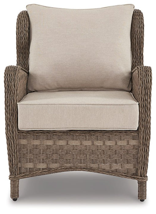 Clear Ridge Lounge Chair with Cushion (Set of 2) Outdoor Seating Ashley Furniture
