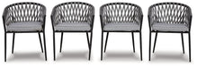 Palm Bliss Outdoor Dining Chair (Set of 4) Outdoor Dining Chair Ashley Furniture