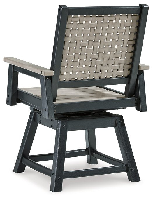 Mount Valley Swivel Chair (Set of 2) Outdoor Dining Chair Ashley Furniture