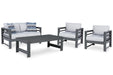 Amora Outdoor Seating Set Outdoor Table Set Ashley Furniture