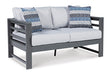 Amora Outdoor Sofa with Cushion Outdoor Seating Ashley Furniture