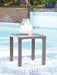 Half Moon Beach Outdoor End Table - Dayton Discount Furniture
