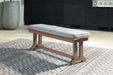 Emmeline Outdoor Dining Bench with Cushion Outdoor Dining Bench Ashley Furniture