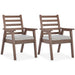 Emmeline Outdoor Dining Arm Chair with Cushion (Set of 2) Outdoor Dining Chair Ashley Furniture