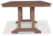 Emmeline Outdoor Dining Table Outdoor Dining Table Ashley Furniture