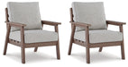 Emmeline Outdoor Lounge Chair with Cushion (Set of 2) Outdoor Seating Ashley Furniture