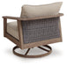 Harmony Headlands Outdoor Swivel Lounge with Cushion - Dayton Discount Furniture