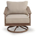 Harmony Headlands Outdoor Swivel Lounge with Cushion - Dayton Discount Furniture