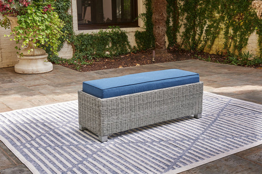 Naples Beach Outdoor Bench with Cushion Outdoor Seating Ashley Furniture