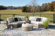 Calworth Outdoor Sectional with Ottoman Outdoor Seating Ashley Furniture