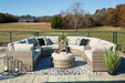 Calworth 10-Piece Outdoor Seating Package Outdoor Seating Set Ashley Furniture