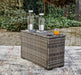 Harbor Court Console with Drink Holders Outdoor Seating Ashley Furniture