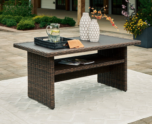 Brook Ranch Outdoor Multi-use Table Outdoor Dining Table Ashley Furniture