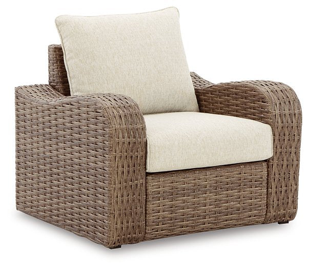 Sandy Bloom Outdoor Upholstery Set Outdoor Seating Set Ashley Furniture