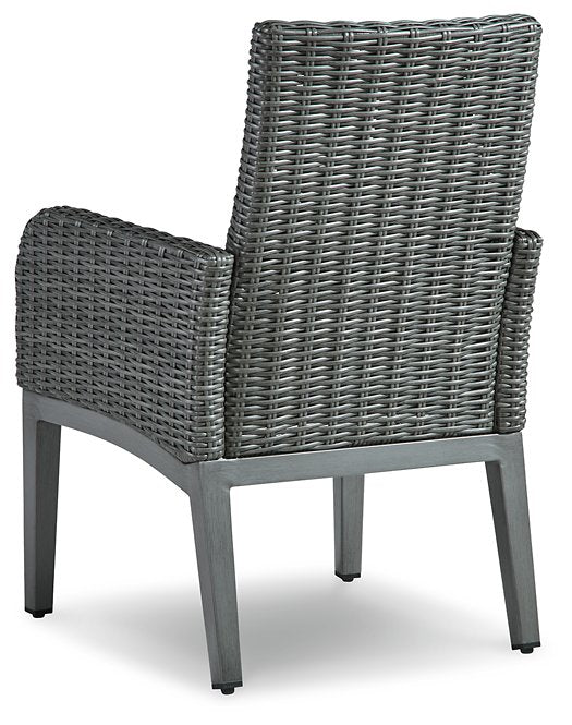 Elite Park Arm Chair with Cushion (Set of 2) Outdoor Dining Chair Ashley Furniture