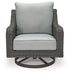 Elite Park Outdoor Swivel Lounge with Cushion Outdoor Seating Ashley Furniture