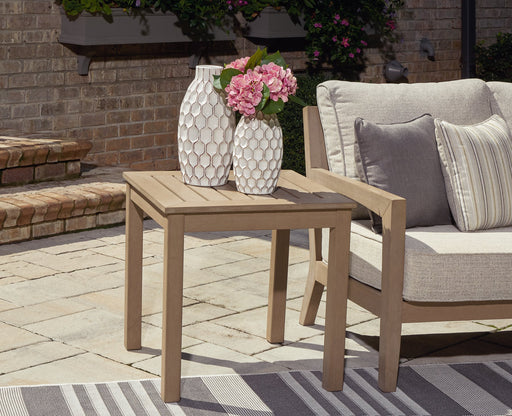 Hallow Creek Outdoor End Table Outdoor End Table Ashley Furniture