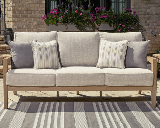 Hallow Creek Outdoor Sofa with Cushion Outdoor Seating Ashley Furniture