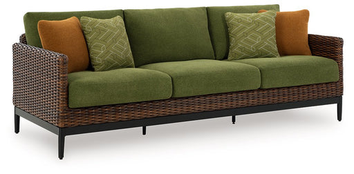 Horizon Hall Outdoor Sofa with Cushion - Dayton Discount Furniture
