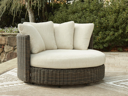 Kimora Outdoor Swivel Lounge Chair with Cushion - Dayton Discount Furniture